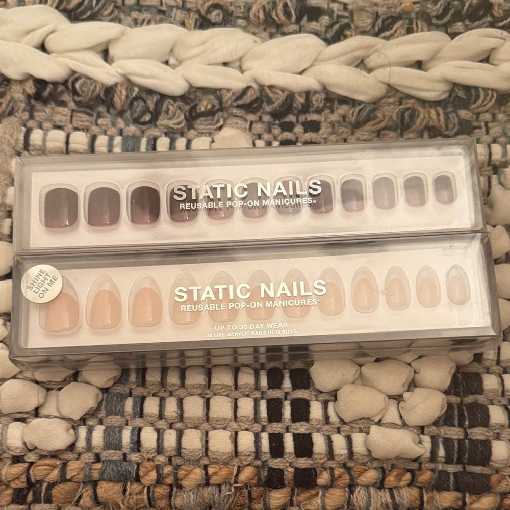 Static Nails Reusable Pop-On Manicures - 2 Sets
